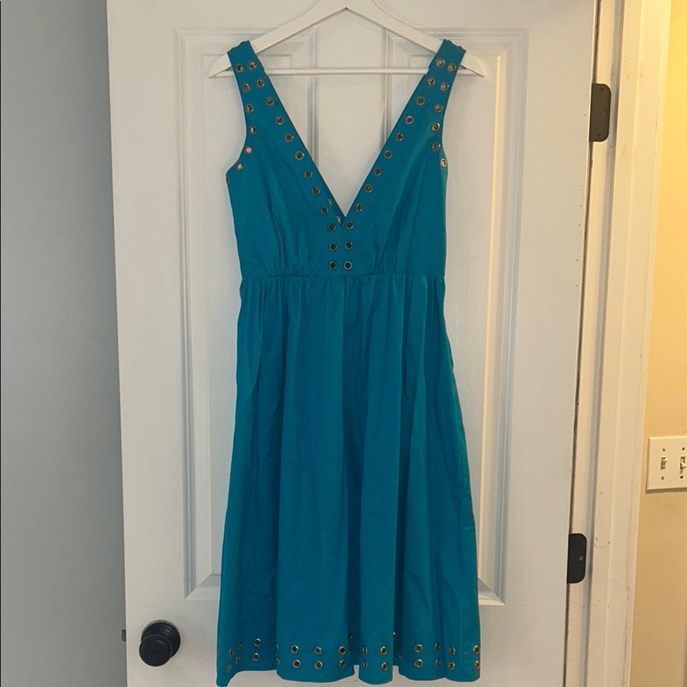 Marciano‎ Aqua Blue Metal Ring Dress